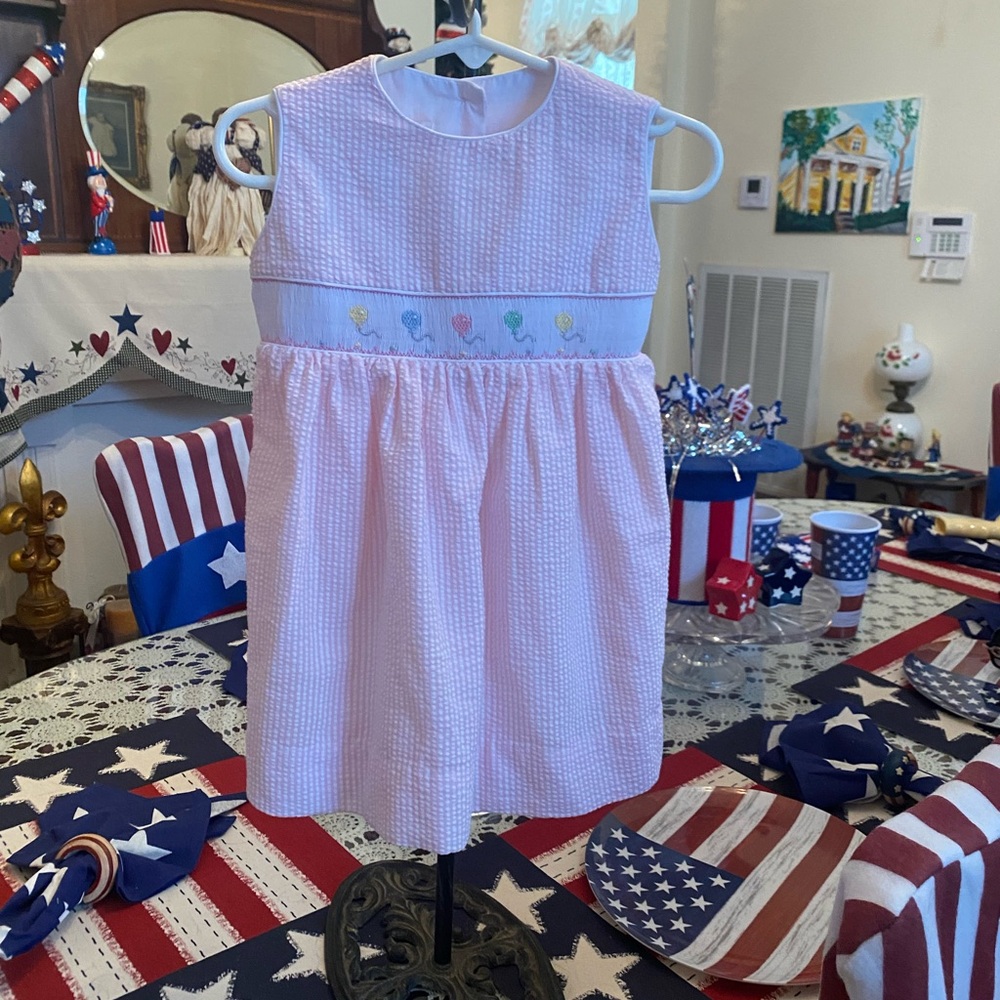 Anavini Smocked Infant Girls Dress size 24 months